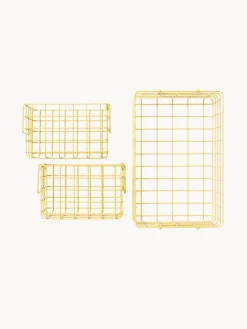 Set di 3 cestini in metallo The Baskets
