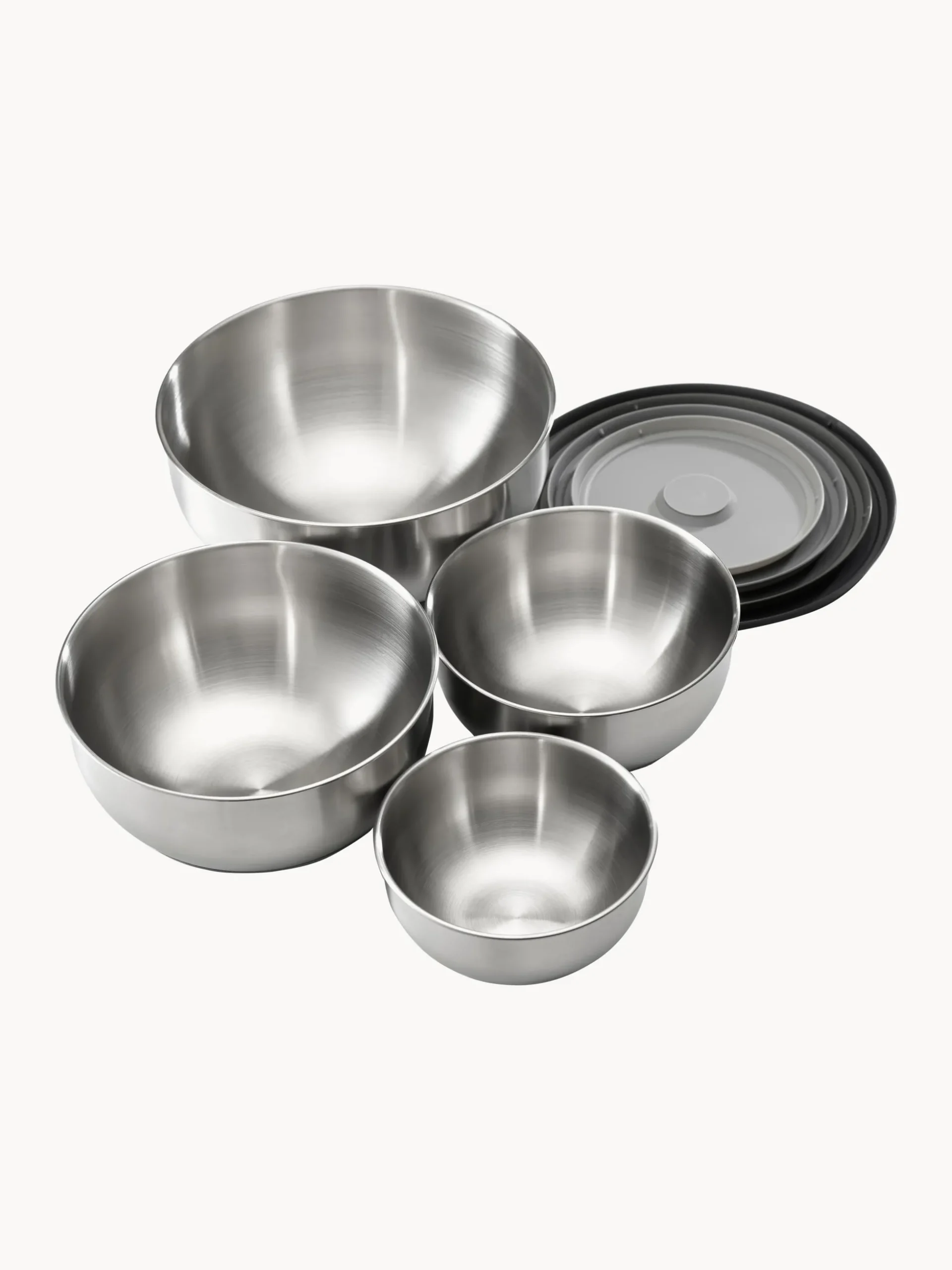 Set di 4 ciotole con coperchi Nest