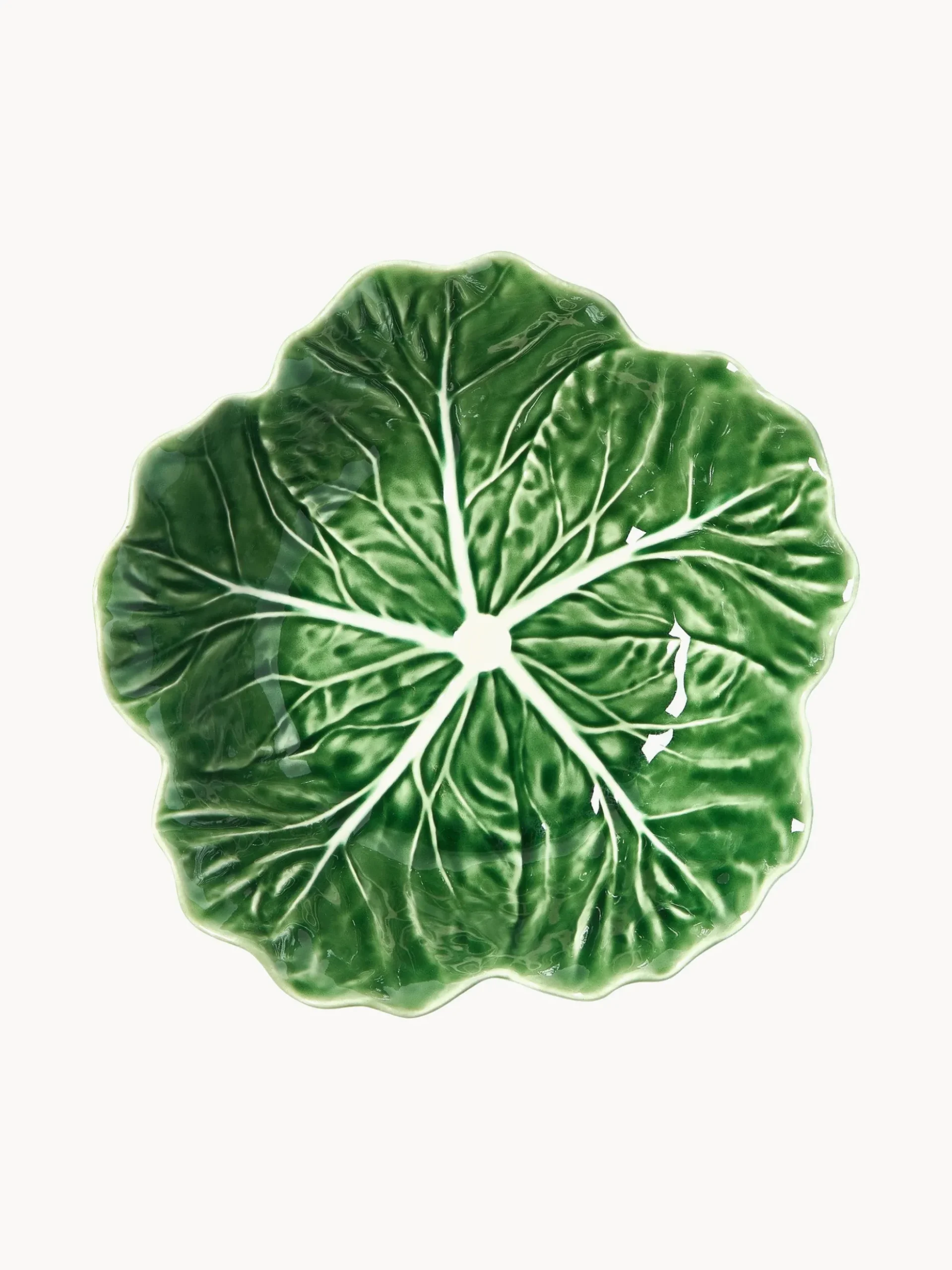 Set di 2 ciotole da portata dipinte a mano Cabbage