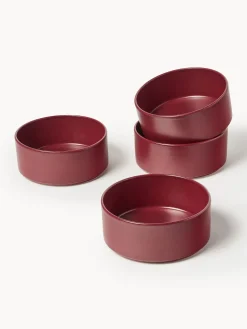 Set di 4 ciotole fatte a mano Lowri