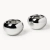 Set di 2 ciotole in metallo Polaris