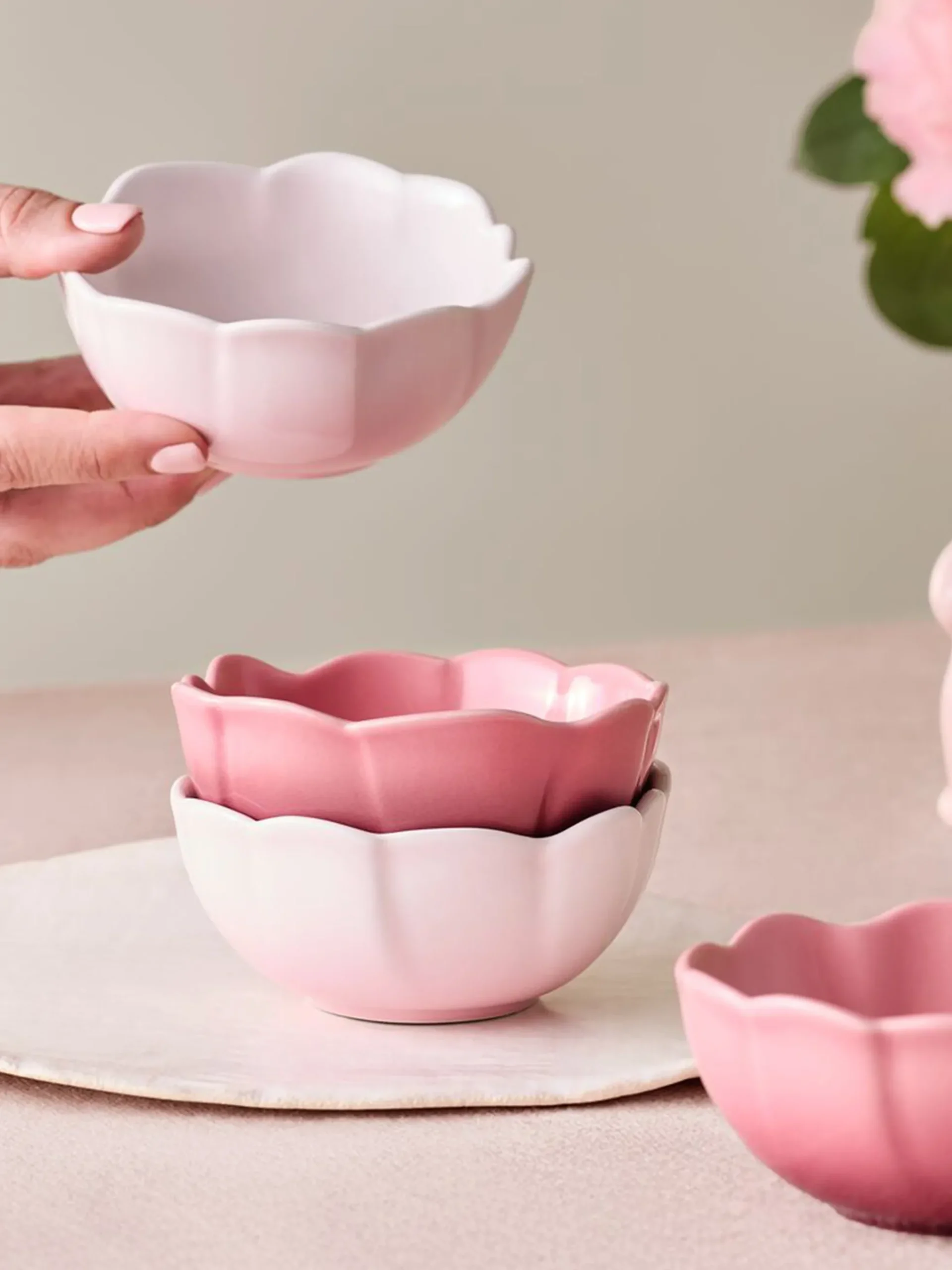 Set di 4 ciotole Petal
