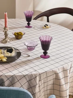Set di 4 ciotole piccole in vetro soffiato Tulya
