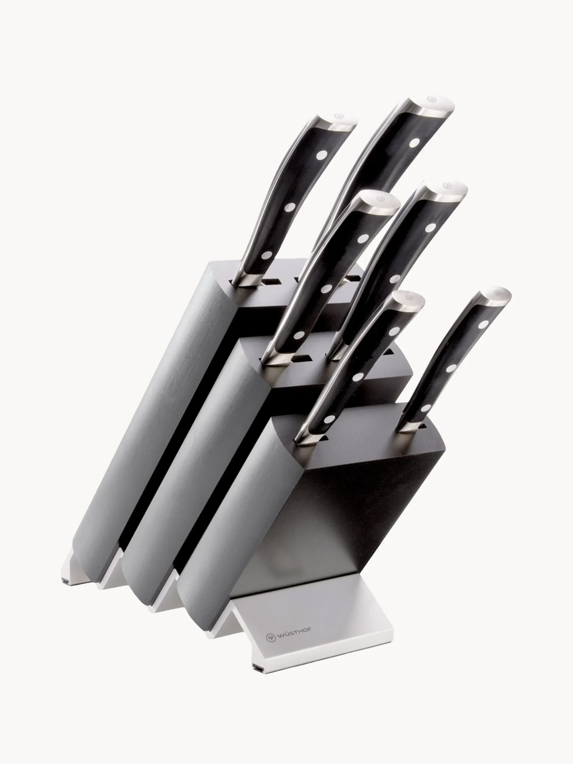 Set di 6 coltelli con ceppo in legno di frassino Classic Icon
