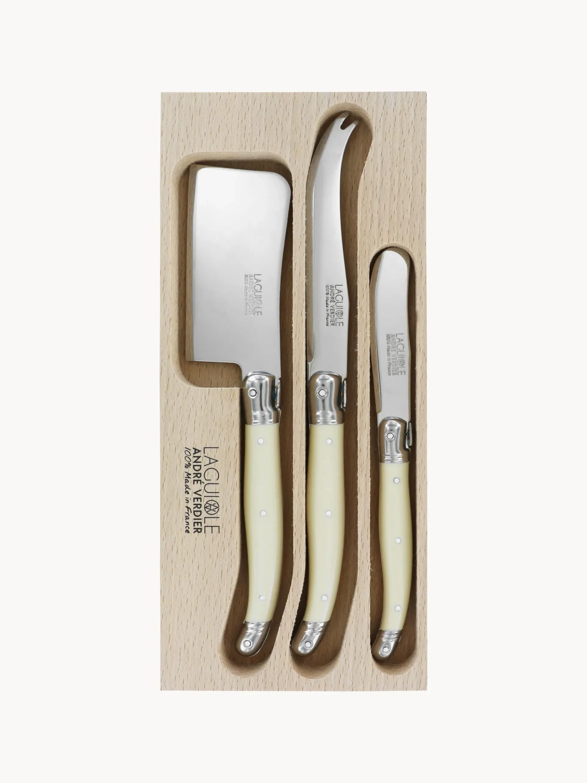 Set di 3 coltelli da formaggio Debutant