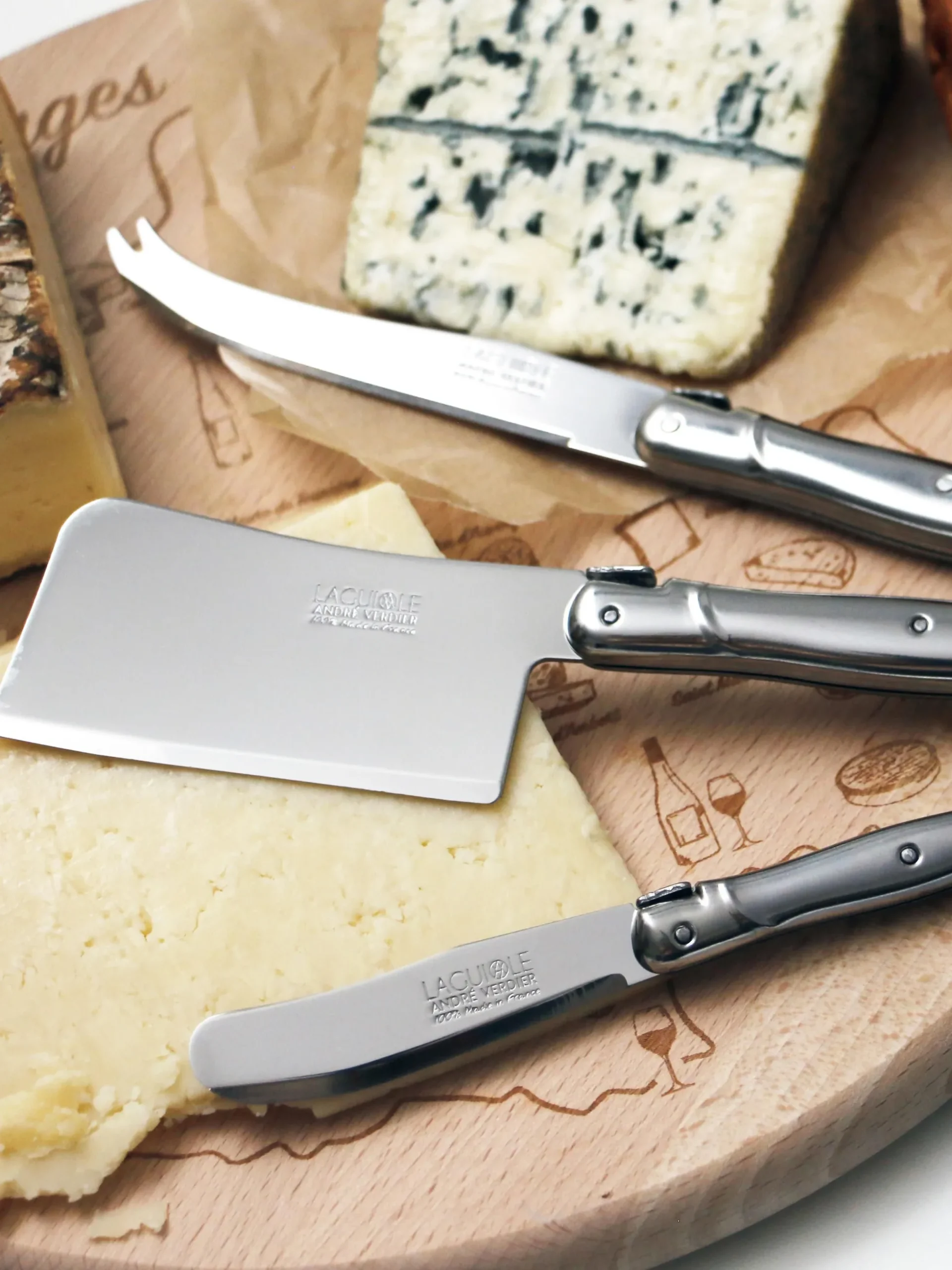 Set di 3 coltelli di farmaggio Debutant Inox
