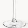 Set di 4 coppe da champagne in vetro soffiato Swirl