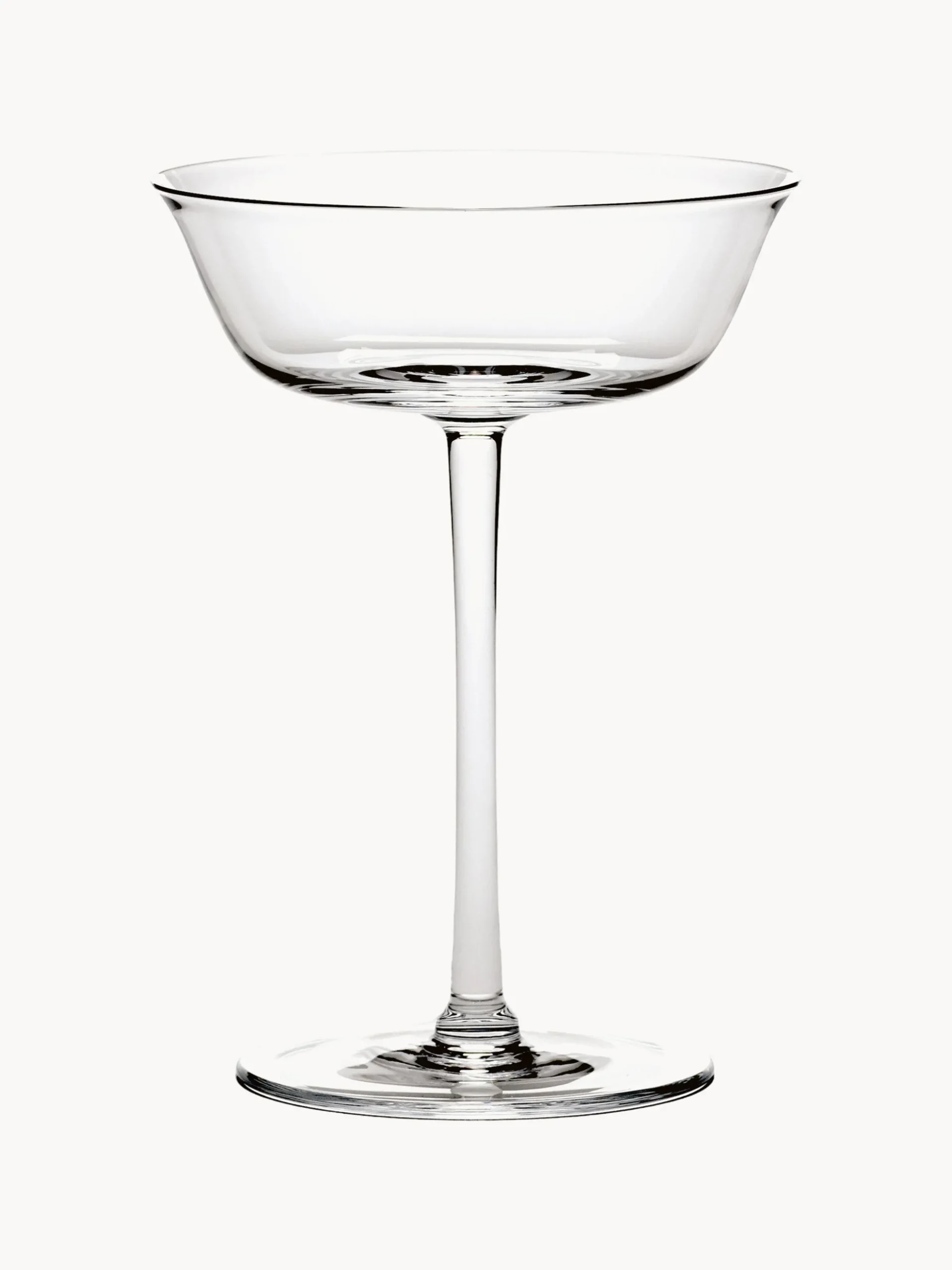 Set di 4 coppe da champagne in cristallo soffiato Grace