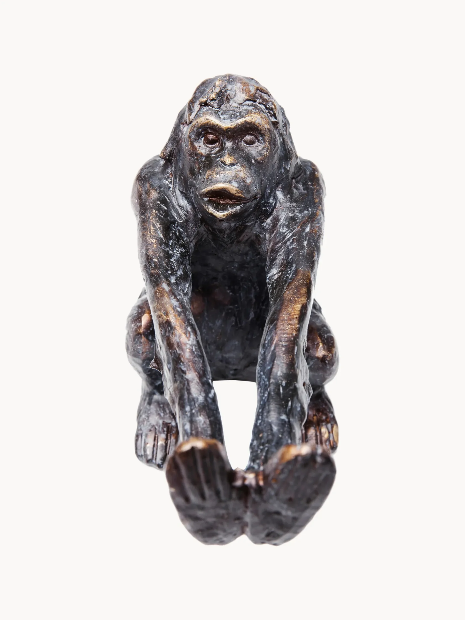 Set di 2 fermalibri fatti a mano Monkey Kare