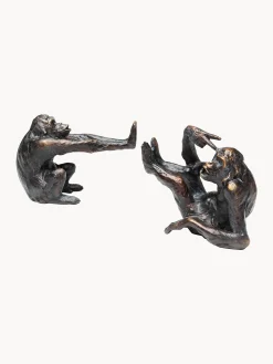 Set di 2 fermalibri fatti a mano Monkey Kare