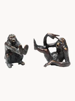 Set di 2 fermalibri fatti a mano Monkey Kare