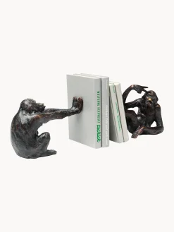 Set di 2 fermalibri fatti a mano Monkey Kare