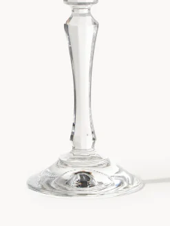 Set di 4 flute da champagne in cristallo Alessio