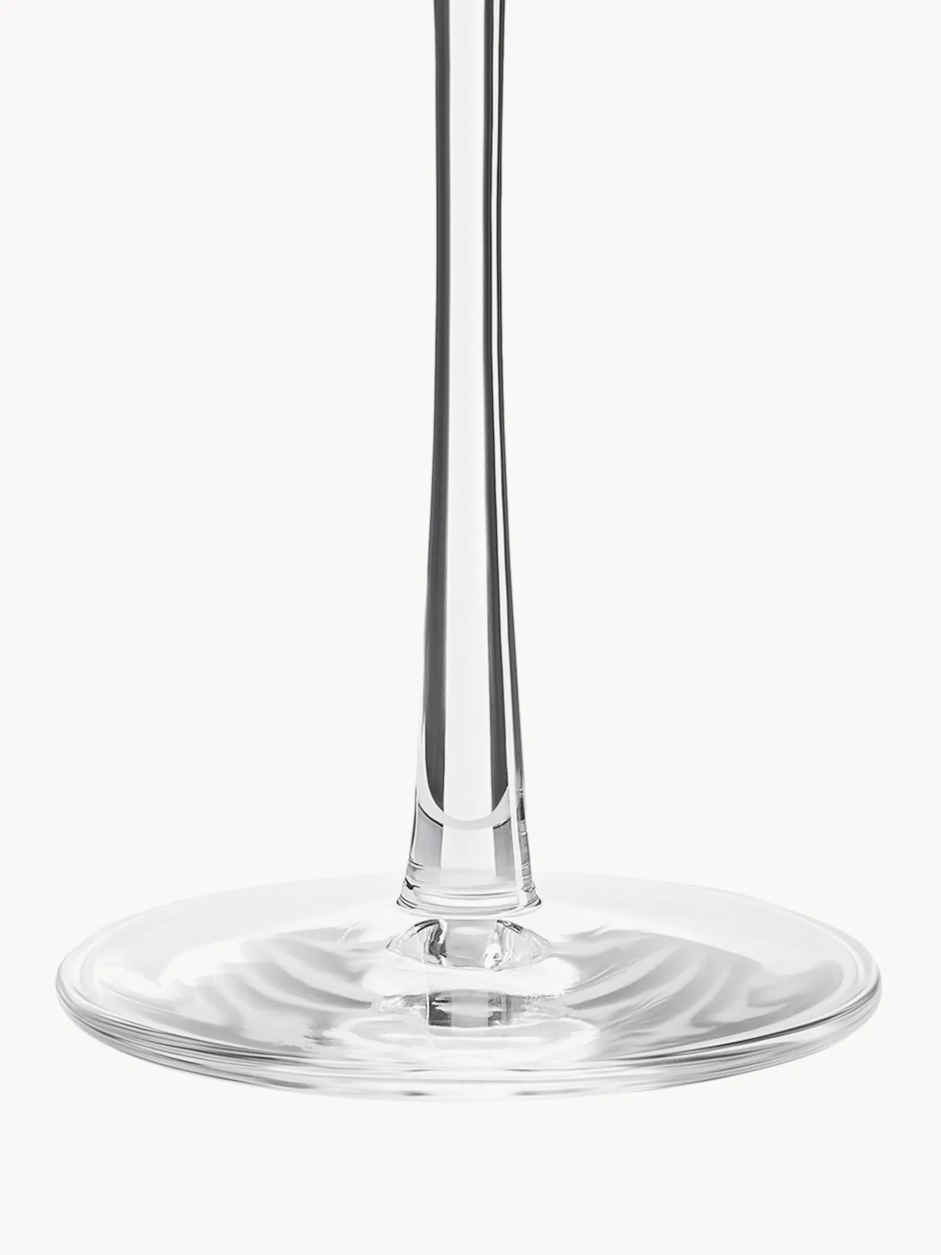 Set di 6 flute da champagne in cristallo a forma di cono Power