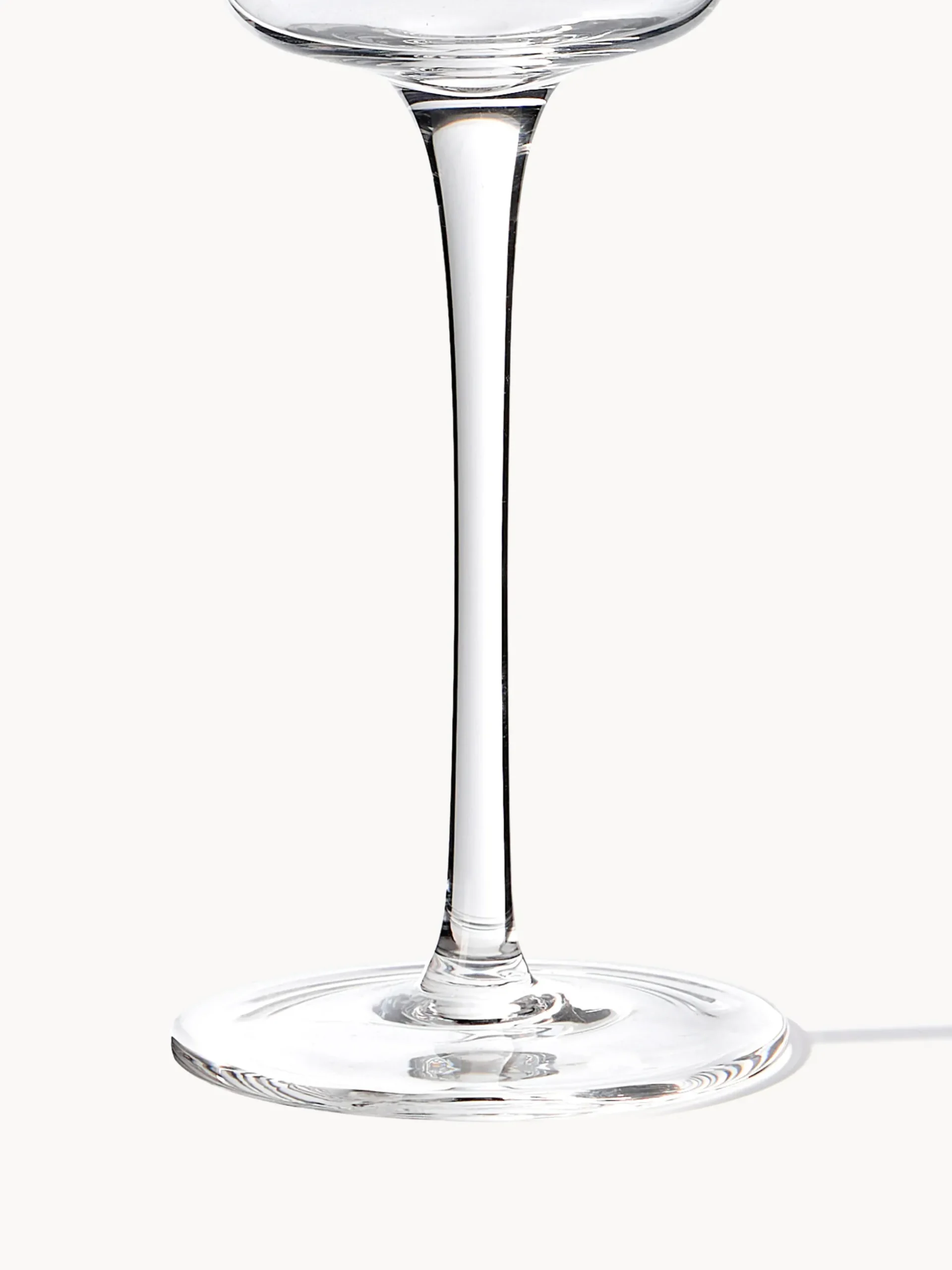 Set di 4 flute da champagne in vetro soffiato Ellery