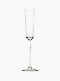 Set di 4 flute da champagne in cristallo soffiato Grace