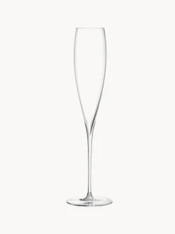 Set di 2 flute da champagne in vetro soffiato Savoy