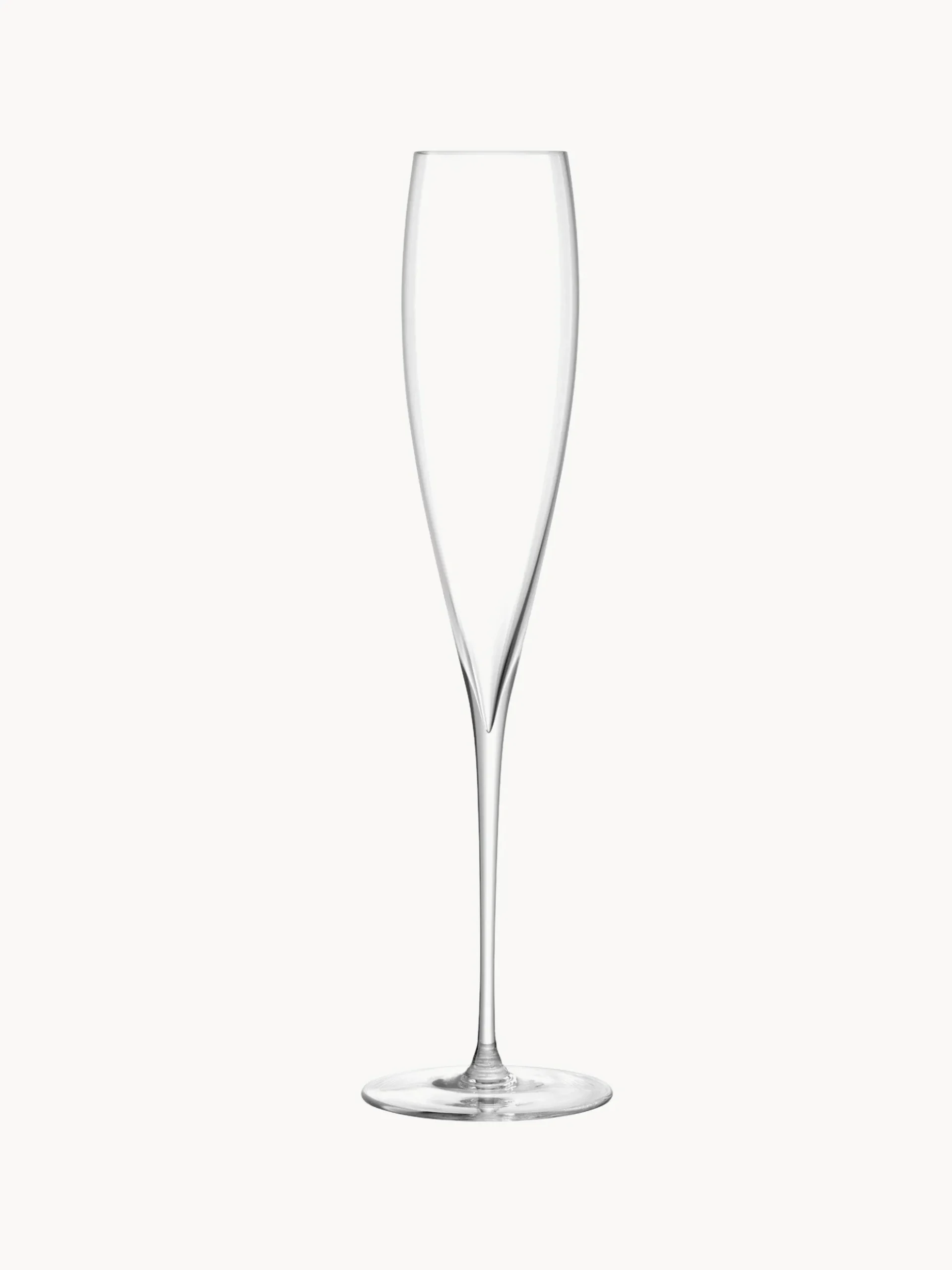 Set di 2 flute da champagne in vetro soffiato Savoy