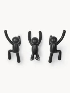 Set di 3 ganci appendiabiti di design Buddy