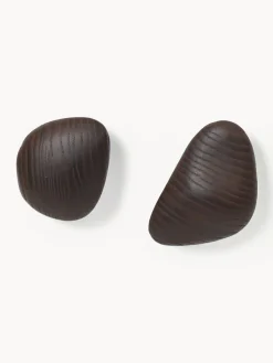Set di 2 ganci da parete in legno di frassino Cairn