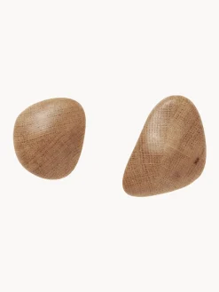 Set di 2 ganci da parete in legno di frassino Cairn