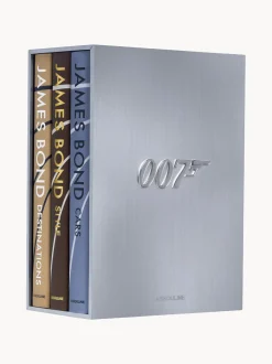 Set di 3 libri illustrati con custodia James Bond Trilogy