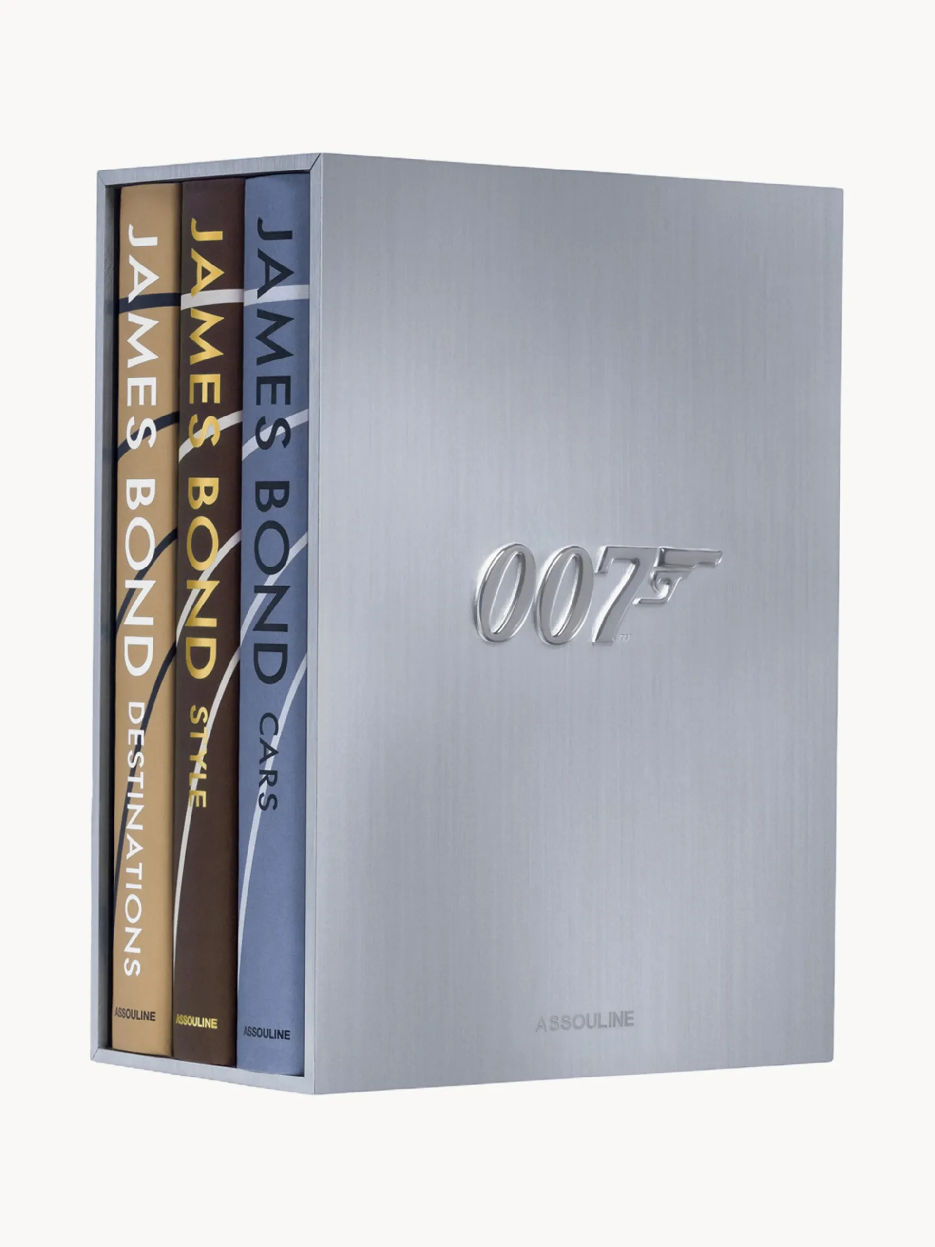 Set di 3 libri illustrati con custodia James Bond Trilogy