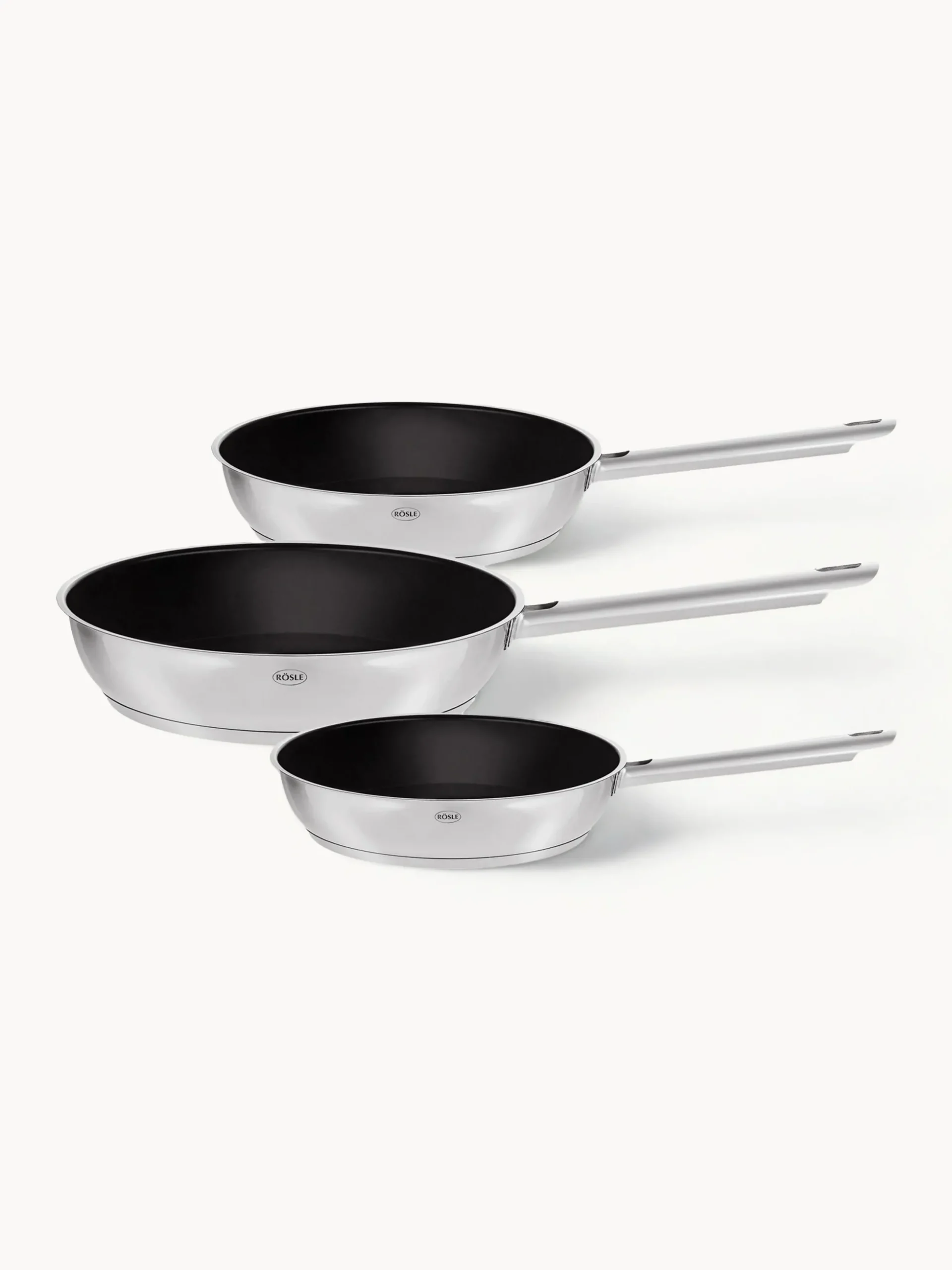 Set di 3 padelle antiaderenti Elegance
