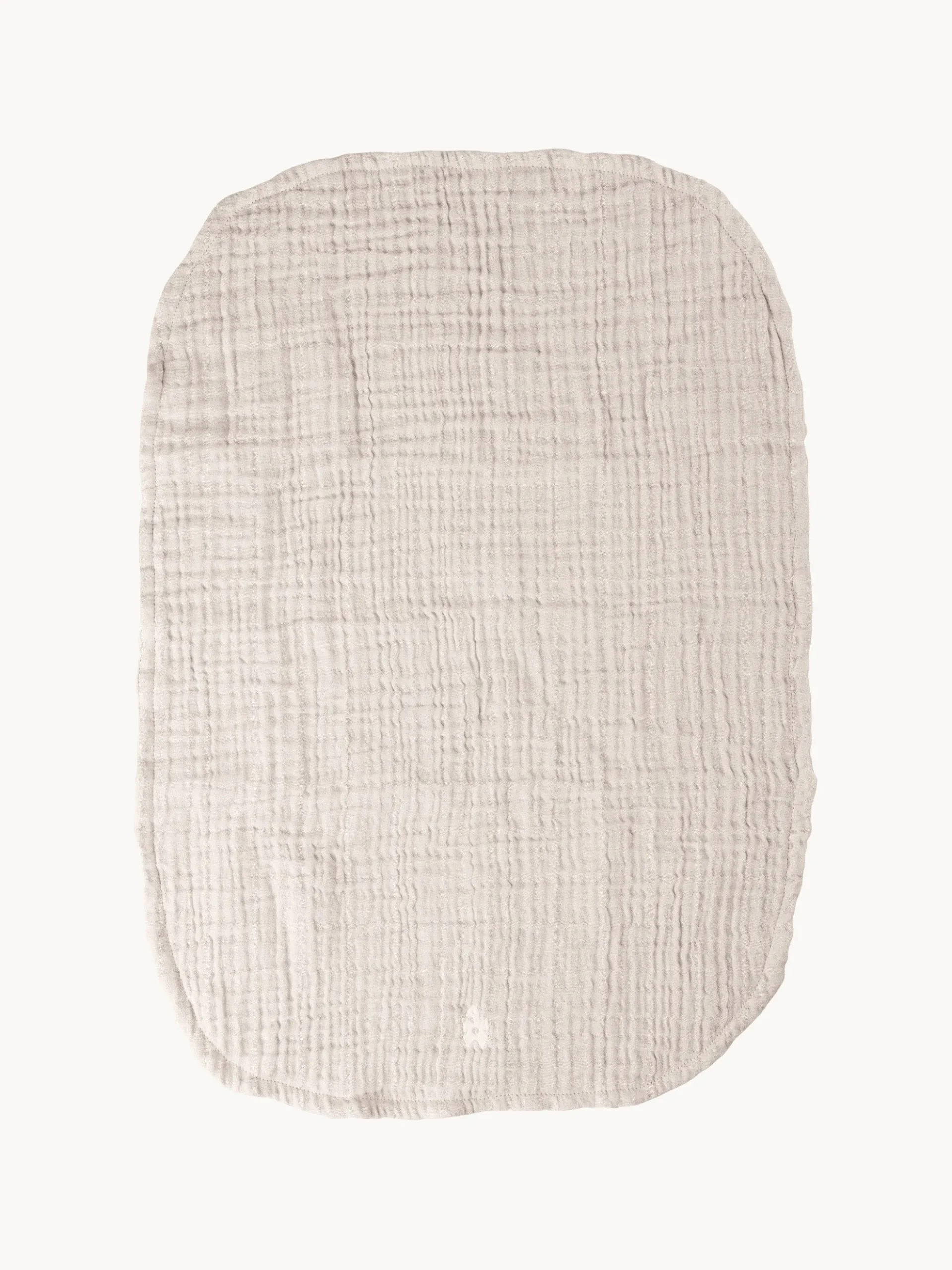 Set di 2 panni in mussola di cotone organico Rose