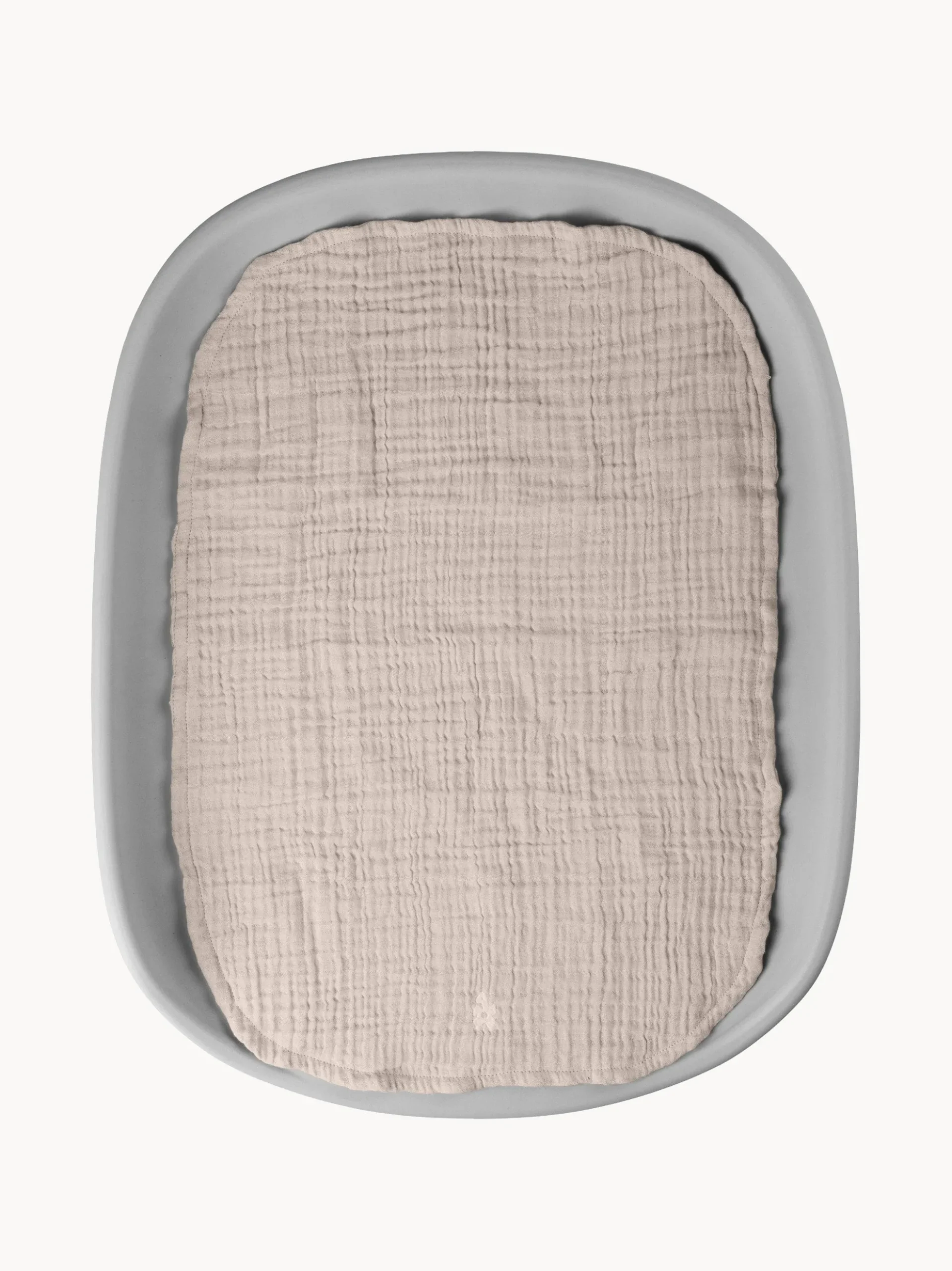 Set di 2 panni in mussola di cotone organico Rose