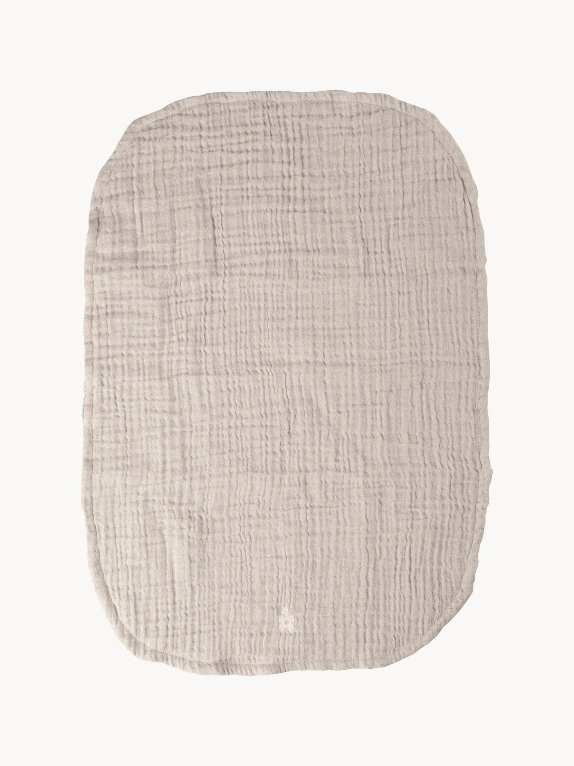 Set di 2 panni in mussola di cotone organico Rose