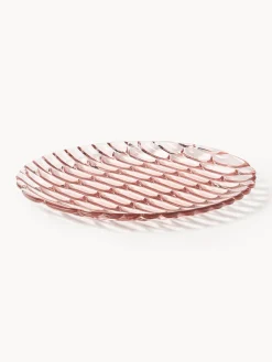 Set di 4 piatti da colazione con motivo in rilievo Jellies