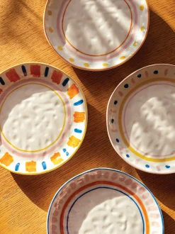 Set di 4 piatti da colazione in porcellana Boavista