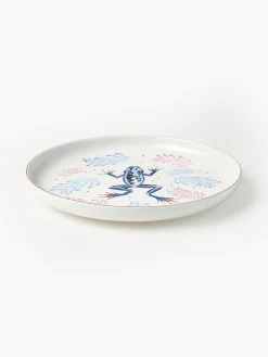 Set di 4 piatti piani Flamboyant