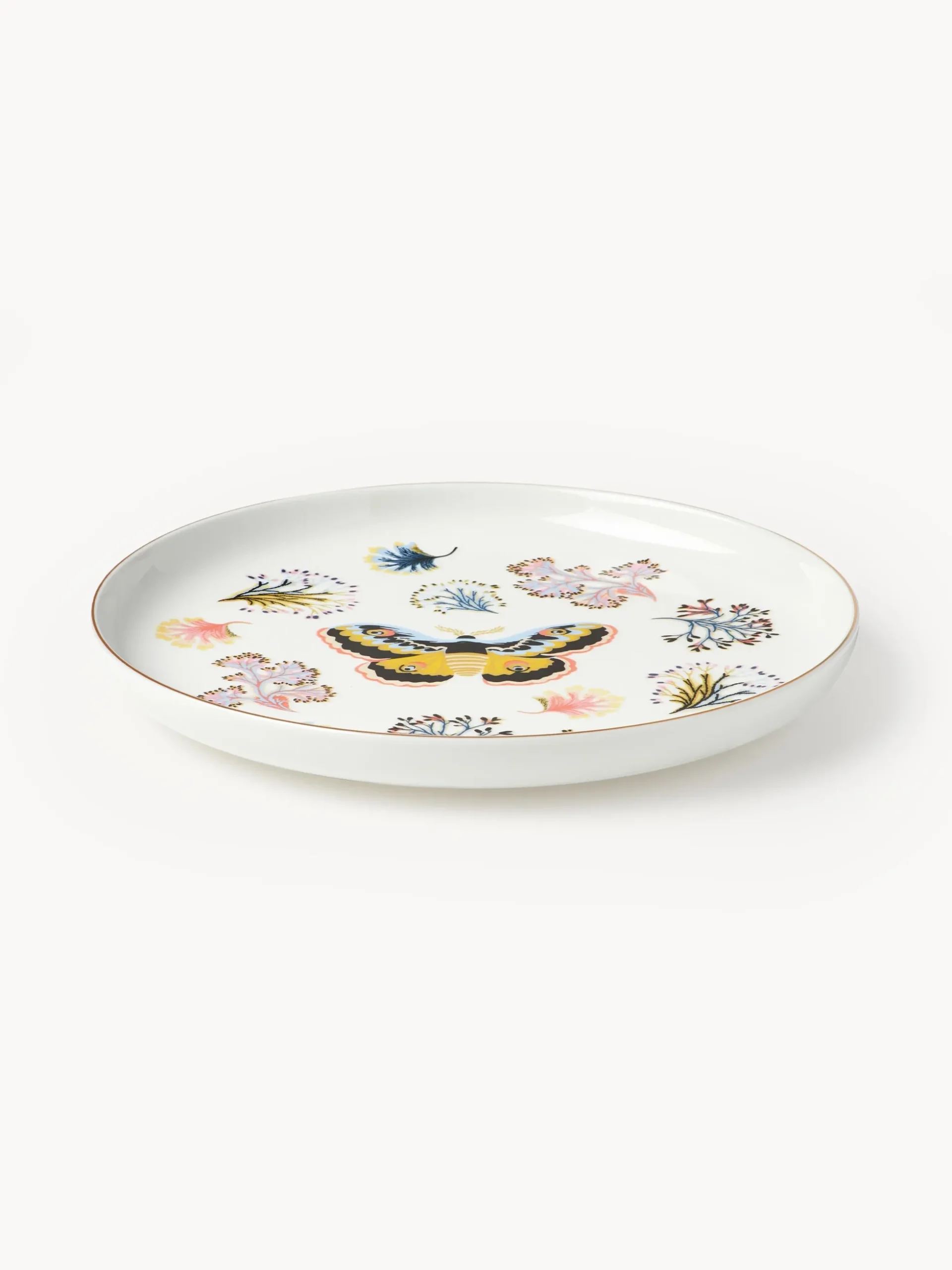 Set di 4 piatti piani Flamboyant