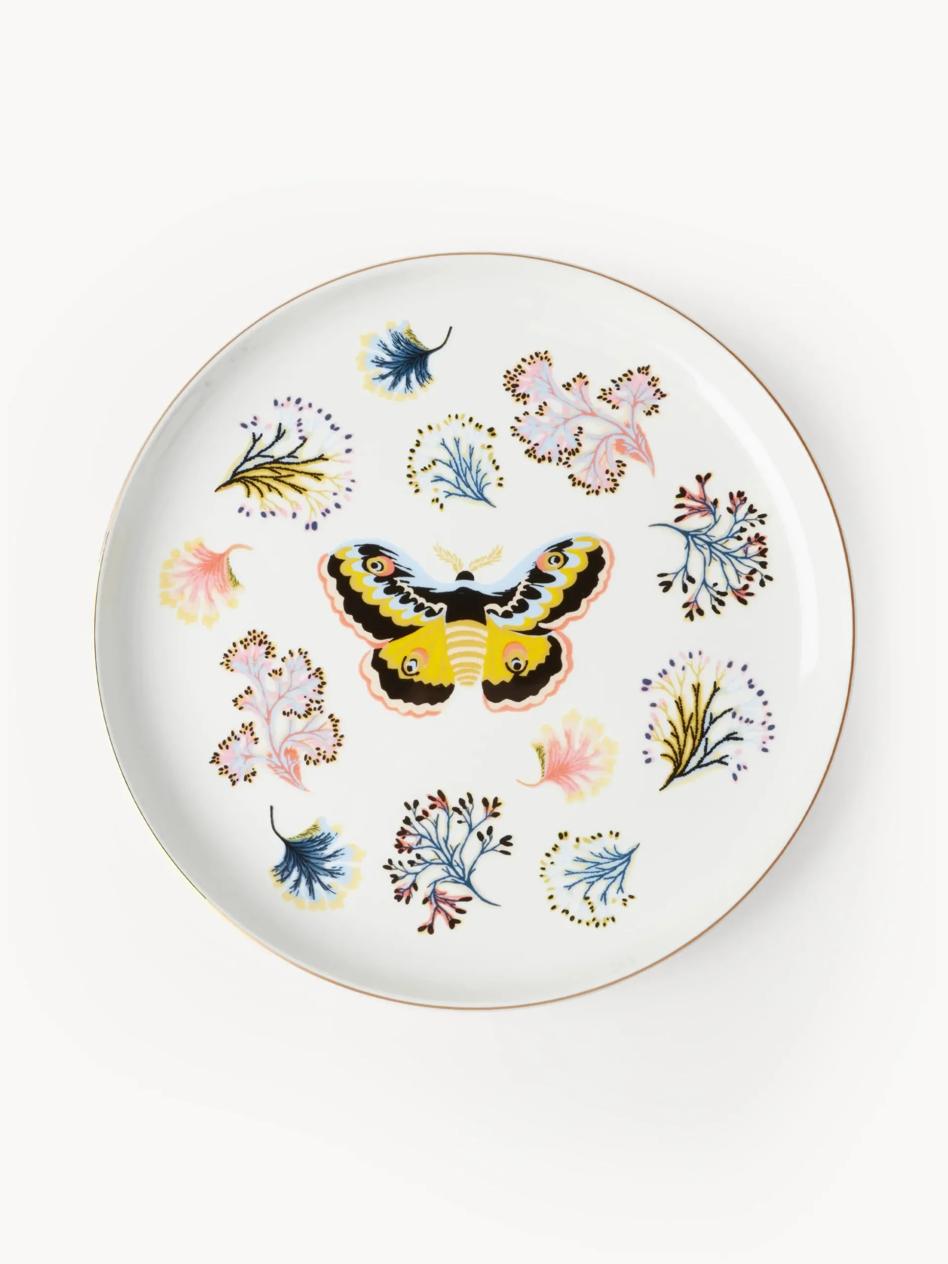Set di 4 piatti piani Flamboyant