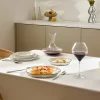 Set di 4 piatti piani in porcellana con Bordo ondulato Bia