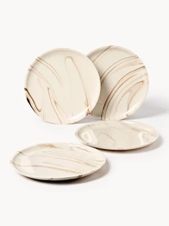 Set di 4 piatti piani Marby