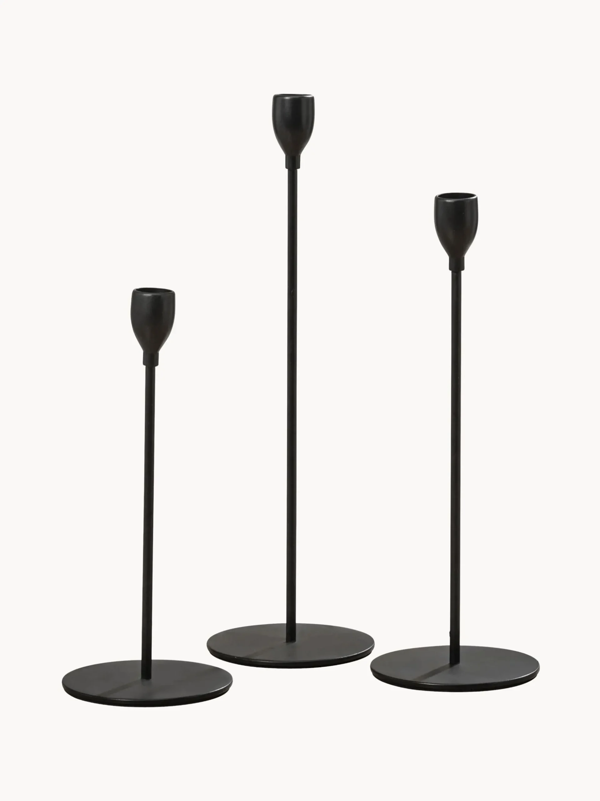 Set di 3 portacandele Malte