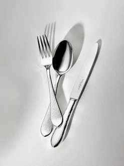 Set di 24 posate fatte a mano lucidate a specchio Martelé in scatola, 6 persone