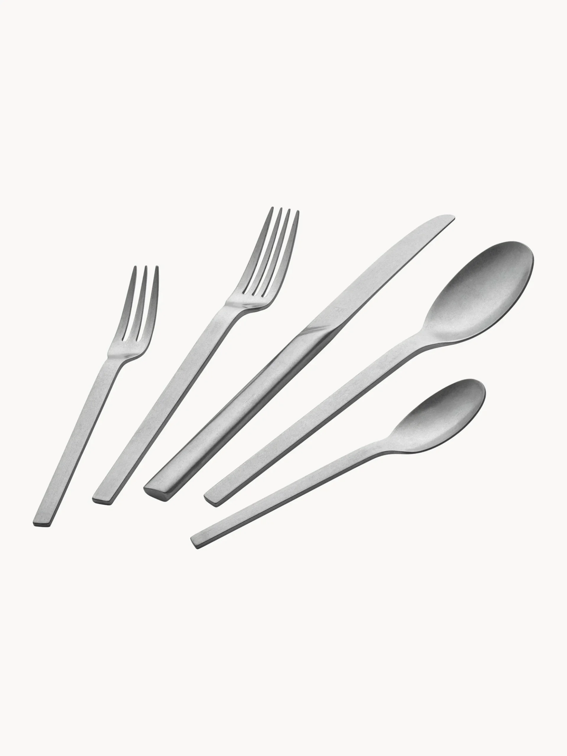 Set di 30 posate in acciaio inox Minimale, 6 persone