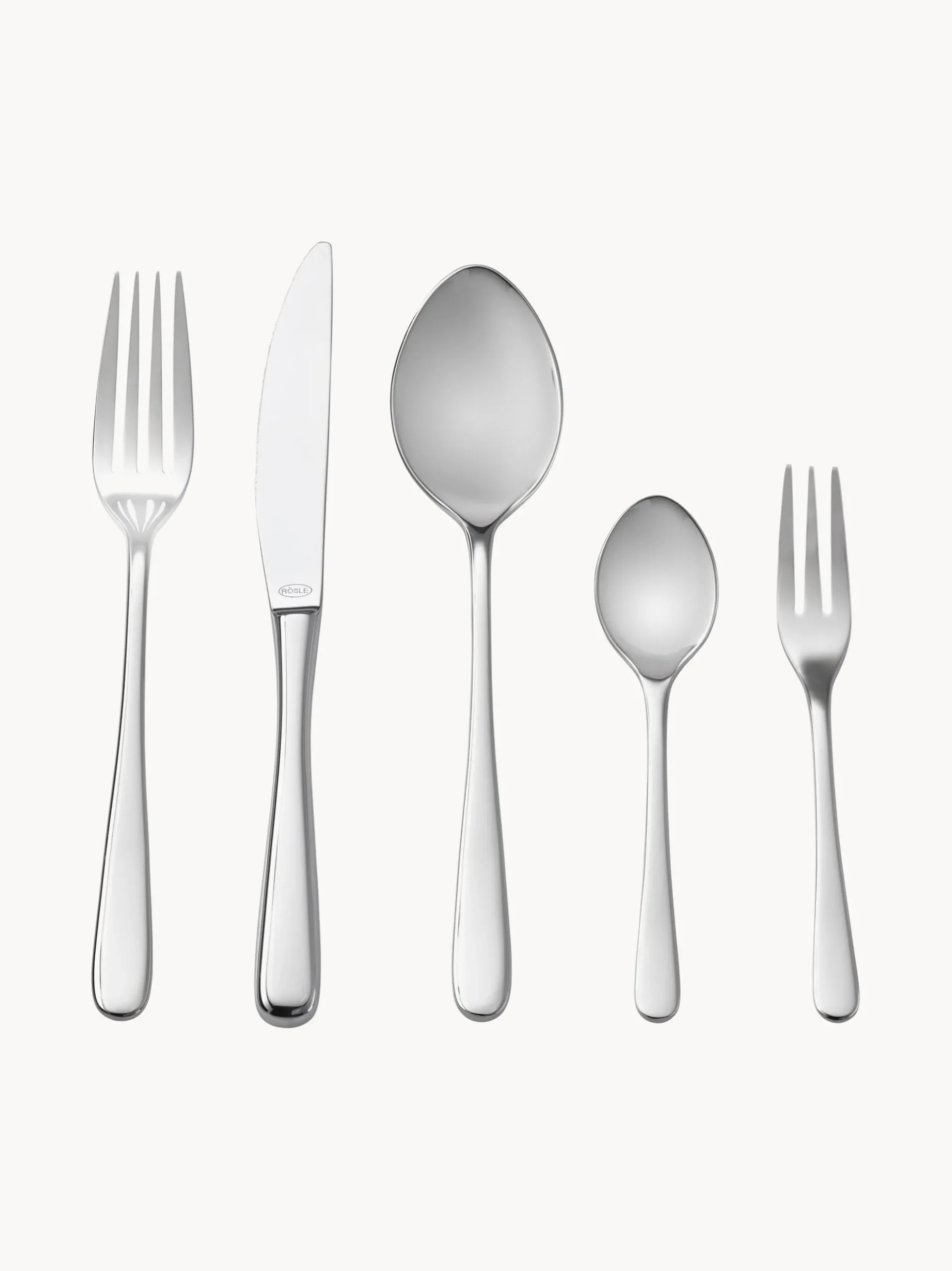 Set di 60 posate lucide Passion, 12 persone