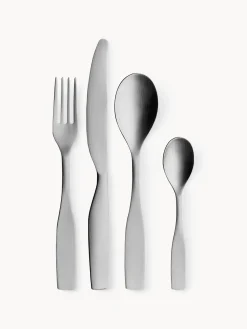 Set di 16 posate spazzolate opache Citterio