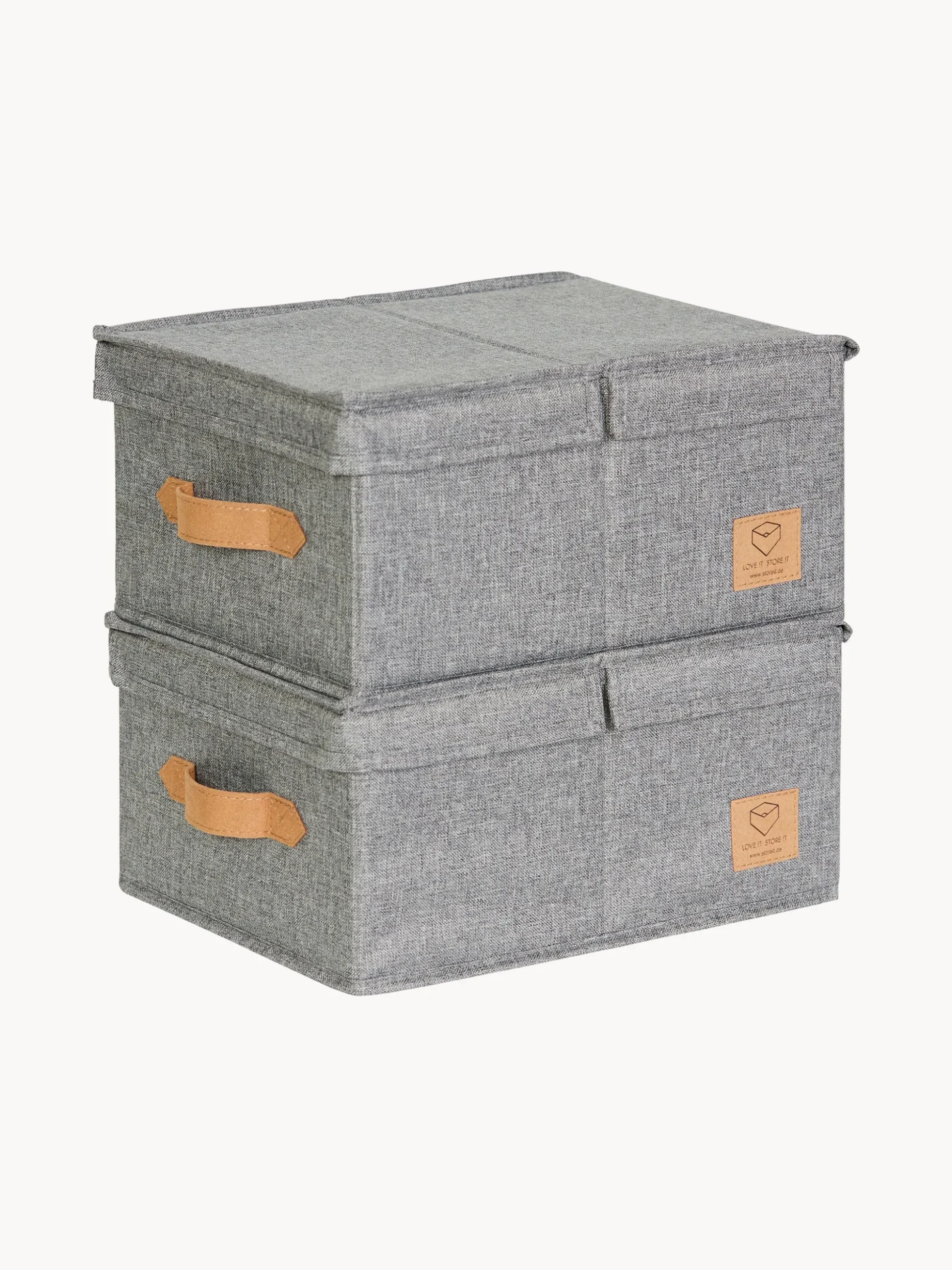 Set di 2 scatole con coperchio Premium