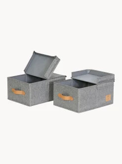 Set di 2 scatole con coperchio Premium