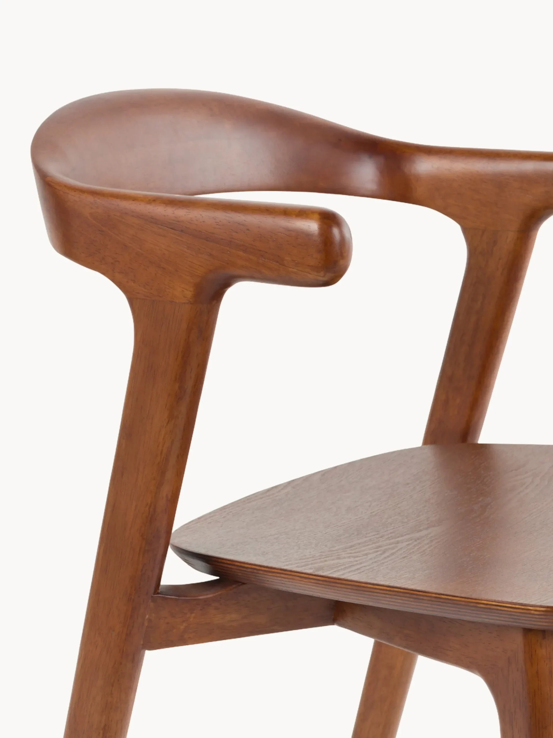 Set di 2 sedie con braccioli in legno Northwood