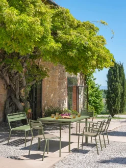 Set di 2 sedie da giardino impilabili con braccioli Star