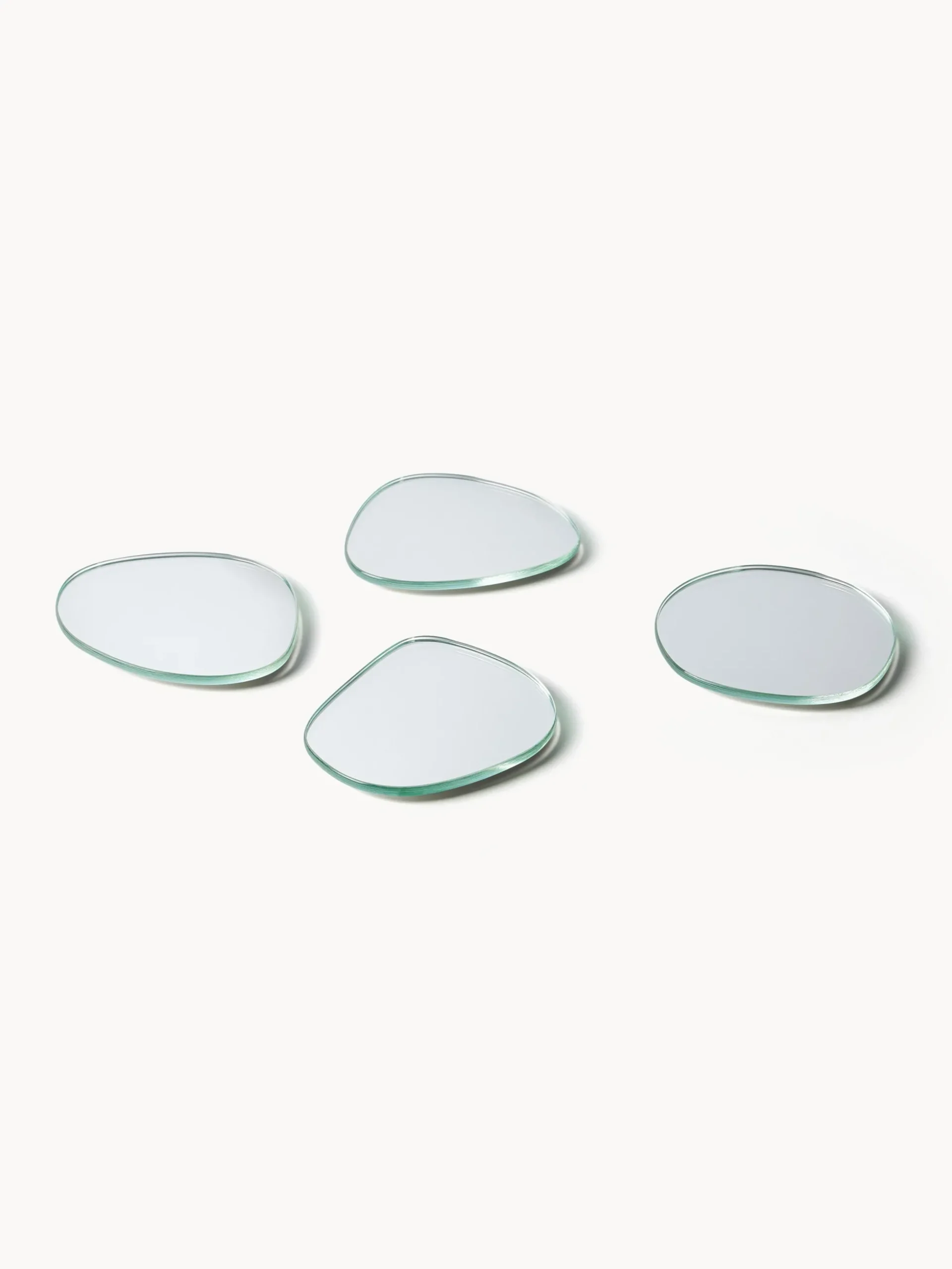 Set di 4 sottobicchieri asimmetrici Lio