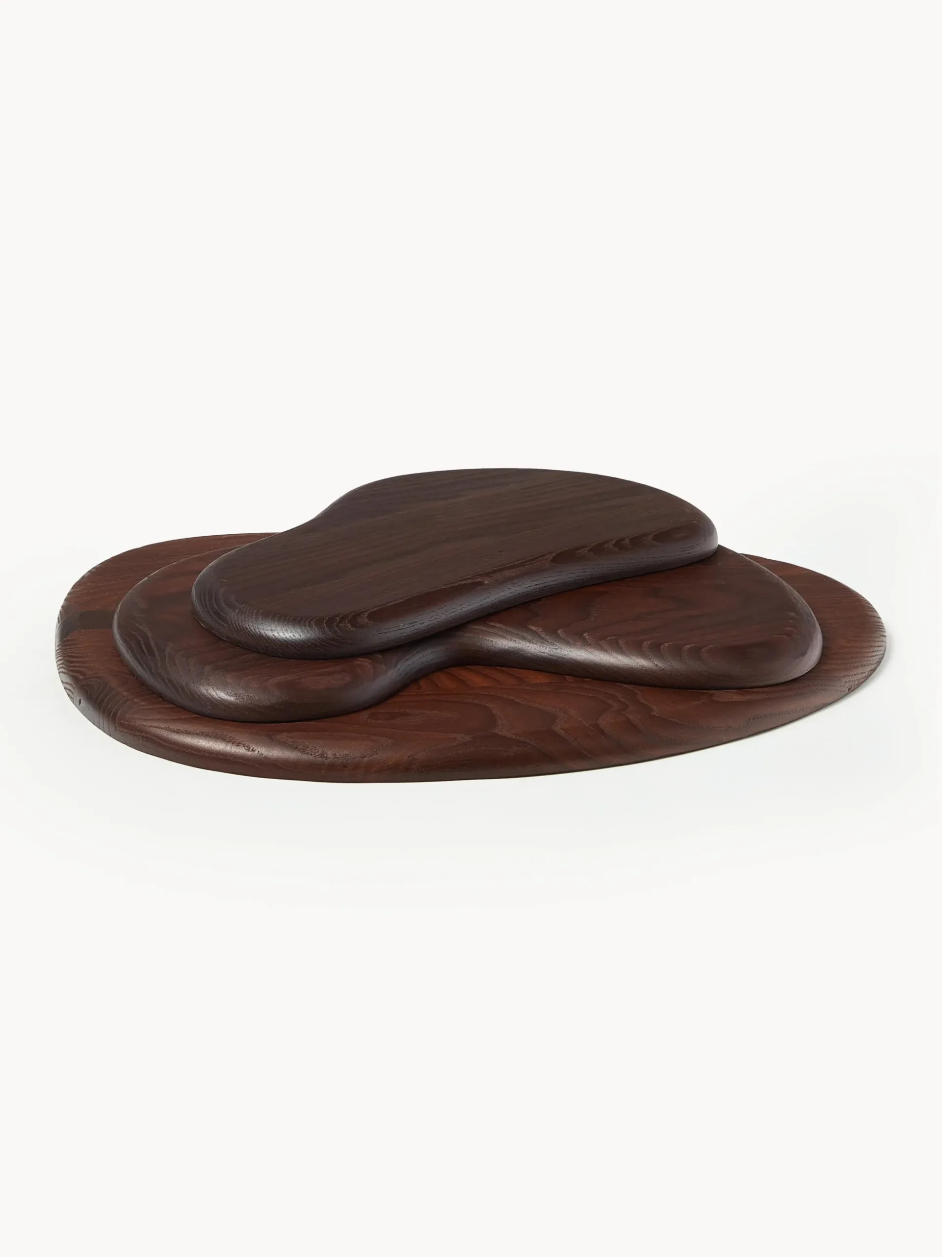 Set di 3 taglieri in legno di frassino Cairn