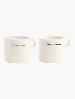 Set di 2 tazze dipinte a mano Perfect Morning